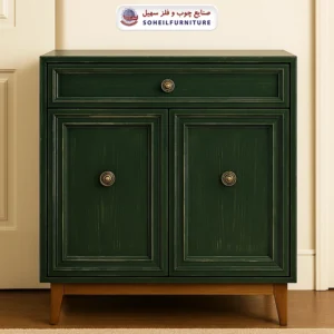 جاکفشی چوب و MDF کشو دار مدل 137 سهیل (جاکفشی یشمی طوسی روکش طبیعی چوب بلوط) - رنگ: آبی, طوسی, کرم, گردویی, یشمی, رنگ سفارشی مشتری(داخل توضیحات سفارش رنگ دلخواهتون نوشته شود) - نوع روکش صفحه: چوب بلوط - جنس اسکلت داخلی (کلاف): ام دی اف (MDF), چوب راش گرجستان - ارسال فوری به سراسر کشور از تهران