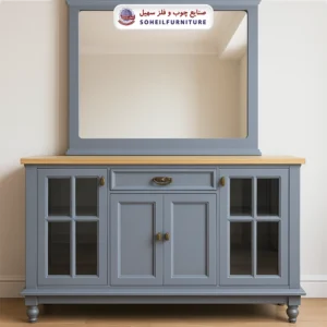 کنسول آینه دار مدل 145 سهیل - رنگ: رنگ سفارشی مشتری(داخل توضیحات سفارش رنگ دلخواهتون نوشته شود) - ارسال فوری به سراسر کشور از تهران