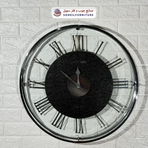 ساعت دیواری مشکی ترنسپرنت Artemis