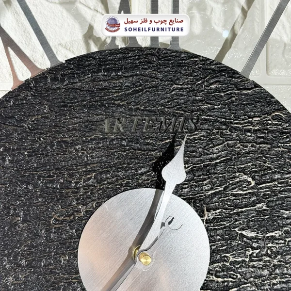 ساعت دیواری مشکی ترنسپرنت Artemis