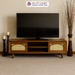 میز تلویزیون 134 سهیل (روکش طبیعی چوب بلوط) - رنگ: گردویی, رنگ سفارشی مشتری(داخل توضیحات سفارش رنگ دلخواهتون نوشته شود) - ارسال فوری به سراسر کشور از تهران