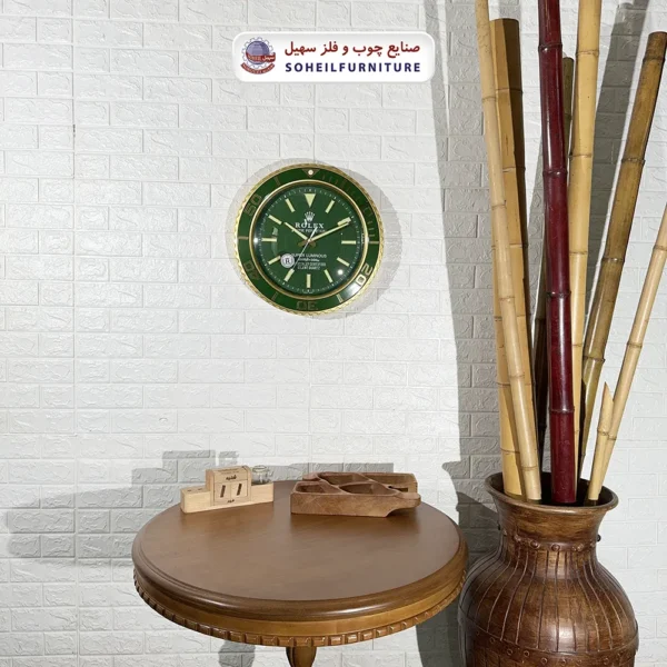 ساعت دیواری طرح رولکس سهیل
