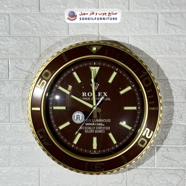 ساعت دیواری طرح رولکس سهیل