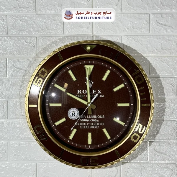 ساعت دیواری طرح رولکس سهیل