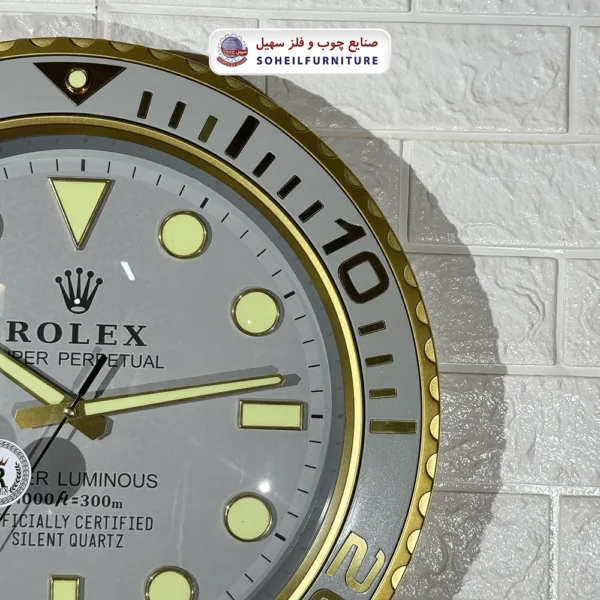 ساعت دیواری طرح رولکس سهیل