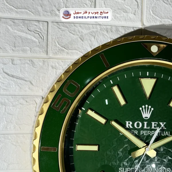 ساعت دیواری طرح رولکس سهیل