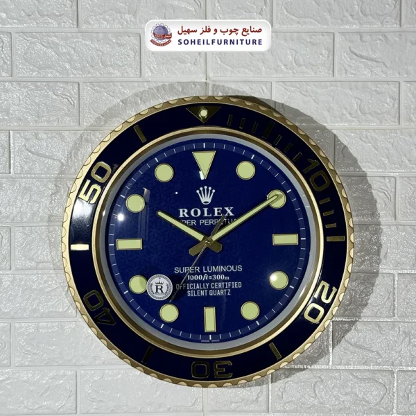 ساعت دیواری طرح رولکس سهیل