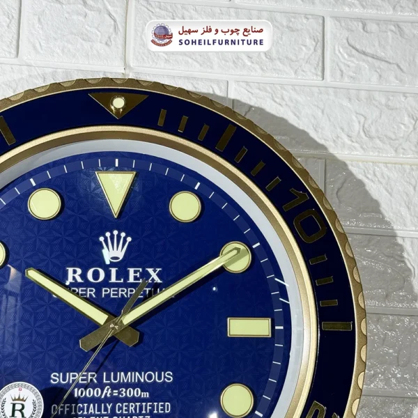 ساعت دیواری طرح رولکس سهیل