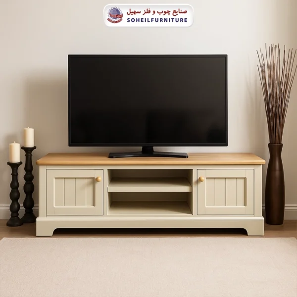 میز تلویزیون مدل 150 سهیل - ابعاد میز تلویزیون: 160Lx40Wx50H, 180Lx40Wx45H - ارسال فوری به سراسر کشور از تهران