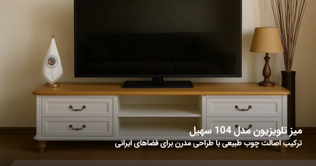 میز تلویزیون مدل 104 سهیل